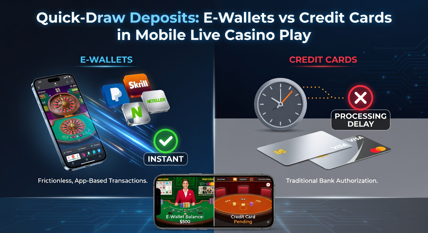 Smartphone displaying a mobile live casino app with e-wallet deposit options highlighted during a blackjack game