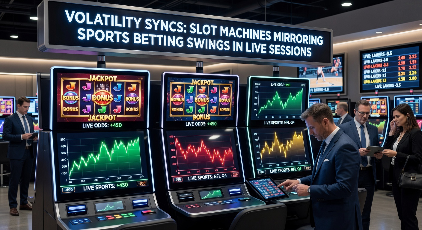 Digital slot reels pulsing in sync with live sports betting charts during an intense game session